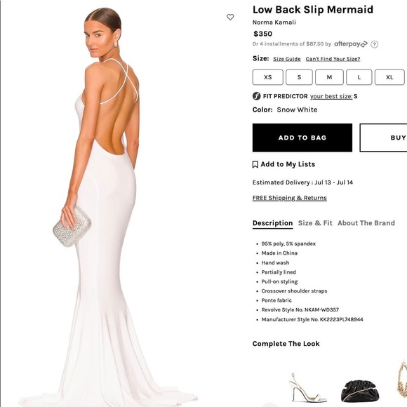 Norma Kamali size small worn once dry cleaned - Picture 2 of 5